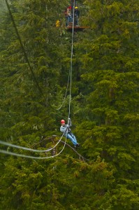 Zipline in Ketchikan by Blaine Harrington III/Travel Alaska