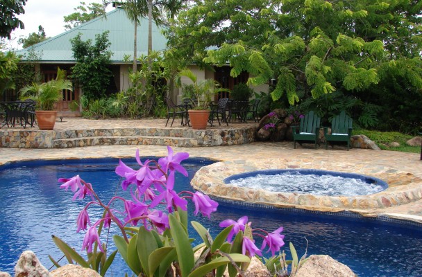 Poolside at Hidden Valley Inn