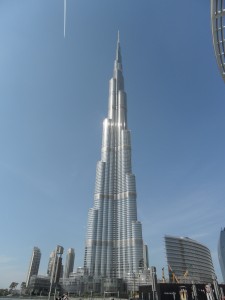 Burg Khalifa, the tallest buidling in the world